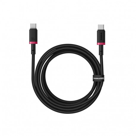 Cable - Baseus Dura Type C to Type C 100 W Fast Charging 2 m Black, Red