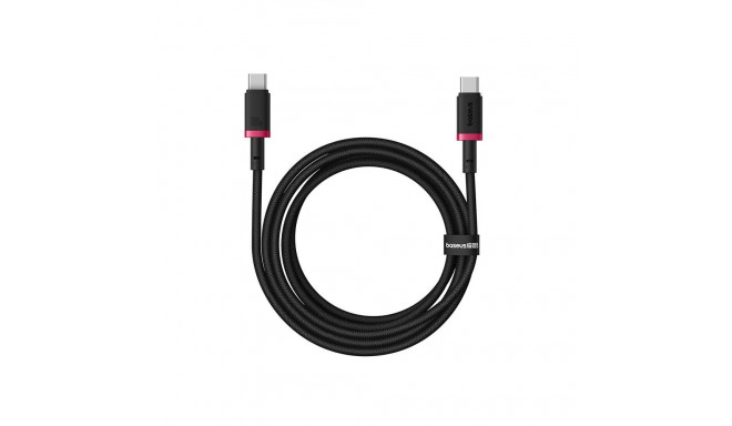 Cable - Baseus Dura Type C to Type C 100 W Fast Charging 2 m Black, Red
