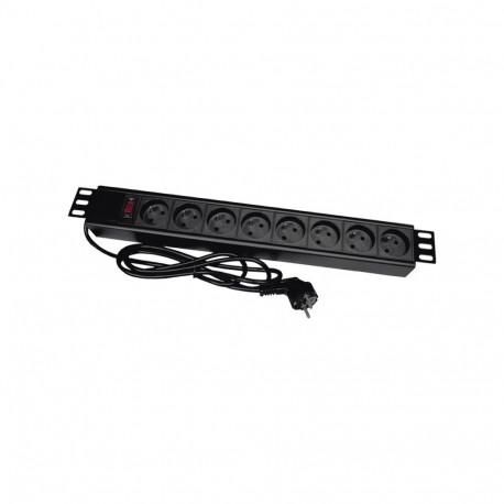 Power Extension Cord - Alantec PZ081U3M 3m 8 AC Outlets Indoor Black