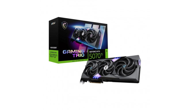 Graphics Card - MSI GeForce RTX 5070 Ti 16G GAMING TRIO OC PLUS 16 GB GDDR7