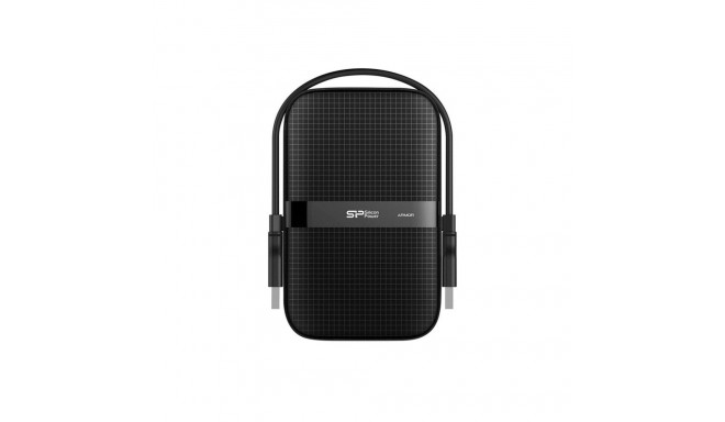 External Hard Drive - Silicon Power Armor A60 4000 GB Waterproof Shock-Resistant Black
