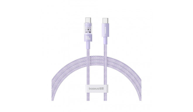 Cable - Baseus Gem USB C to USB C Fast Charging 1m 100W Purple
