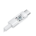 USB Cable - Baseus Gem USB C to USB C Fast Charging 100 W 1 m White