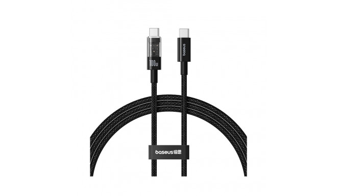 Cable - Baseus Gem USB C to USB C Fast Charging 100 W 1 m Black