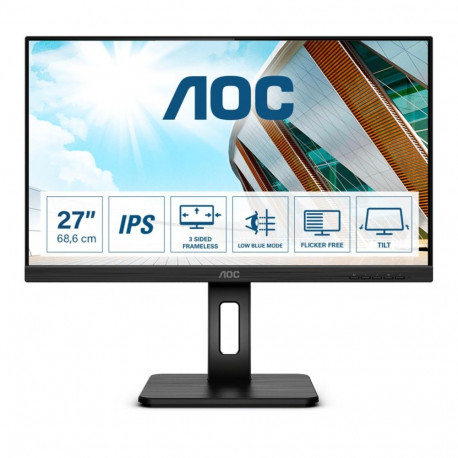 Monitor - AOC 27P2Q 27" Full HD LED Display 1920 x 1080 Black