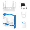 Wireless Router - Cudy WR1300E Dual-band Gigabit Ethernet 1167 Mbit/s with Security Options White