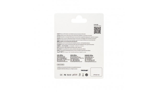 Memory Card - Patriot Memory EP A2 256 GB MicroSDXC V30 U3 Class 10