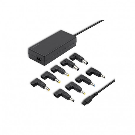 Power Adapter - Qoltec 50012 90W Universal 9 Plugins Black