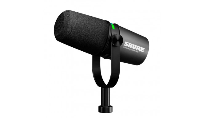 Microphone - Shure MV7I Dynamic Podcast USB Microphone 50-16,000 Hz