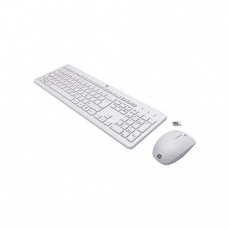 Wireless Keyboard and Mouse Combo - HP 230 1600 DPI White