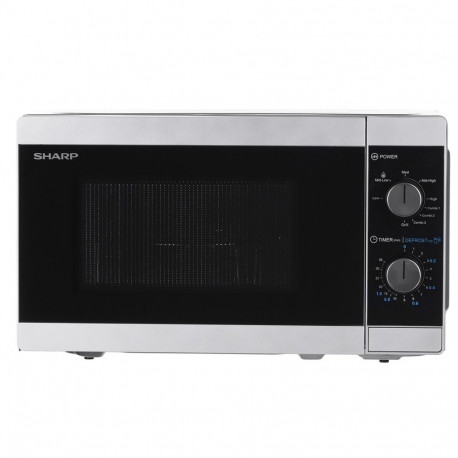 Microwave Oven - Sharp YC-MG01E-S Combination 20 L 800 W With Grill 1000 W Black, Grey