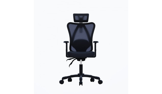 Office Chair - Gembird OC-ONYX Adjustable Backrest and Armrests, Max Height 127 cm, Black
