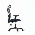 Office Chair - Gembird OC-ONYX Adjustable Backrest and Armrests, Max Height 127 cm, Black