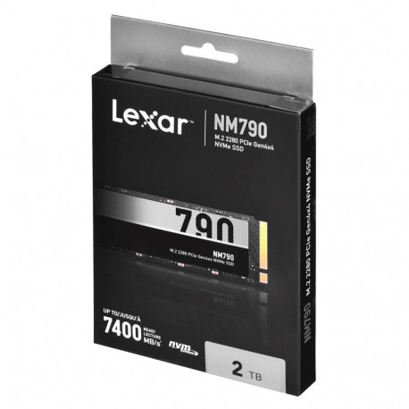 M.2 SSD - Lexar NM790 2 TB PCIe 4.0 NVMe 7400 MB/s SLC