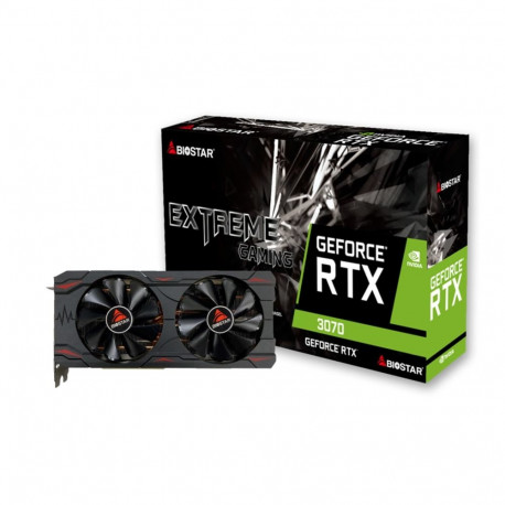 Graphics Card - Biostar NVIDIA GeForce RTX 3070 8GB GDDR6 Black