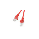 Network Cable - 2M U/UTP Patch Cord 26 AWG 100 MHz Male Connectors Red