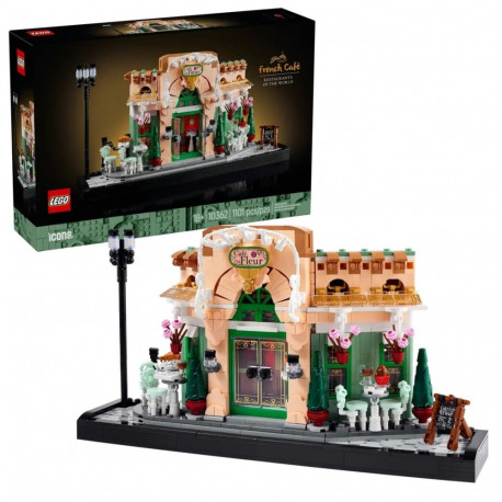 Building Set - LEGO ICONS 10362 French Café 1101 elements 160mm height 60mm depth 300mm width