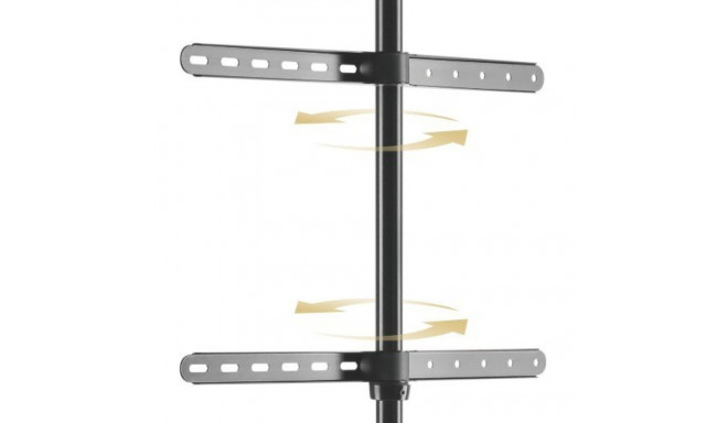 TV Mount - Techly ICA-TR18SAM 65" Max 32 kg Swivel 180° Walnut