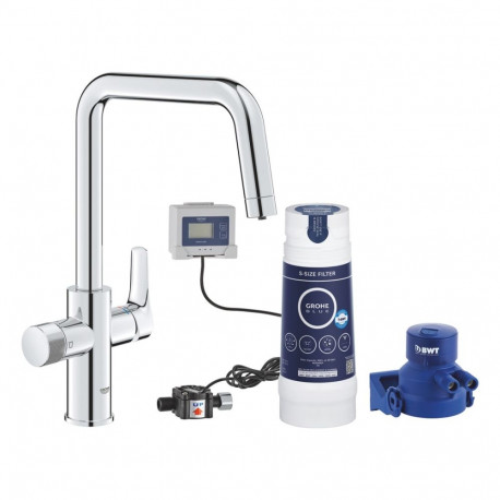 Kitchen Faucet - GROHE 30559000 U-Spout with Water Filter Chrome