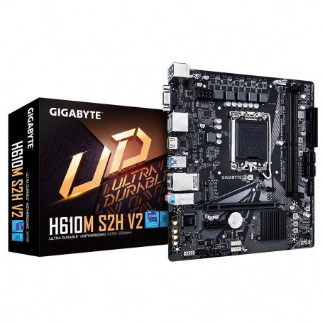 Motherboard - GIGABYTE H610M S2H V2 Intel 14th Gen, 5600MHz DDR5, 1x PCIe M.2