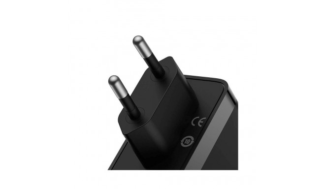 Charger - Baseus GaN5 Pro 140W 2xUSB-C 1xUSB-A + USB-C Cable Black