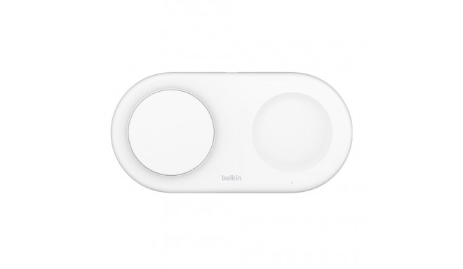 Wireless Charger - Belkin WIZ021VFWH 2-in-1 Qi2 15W White