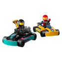 LEGO Set - LEGO City 60400 Go-Karts with 2 Minifigures 99 Pieces