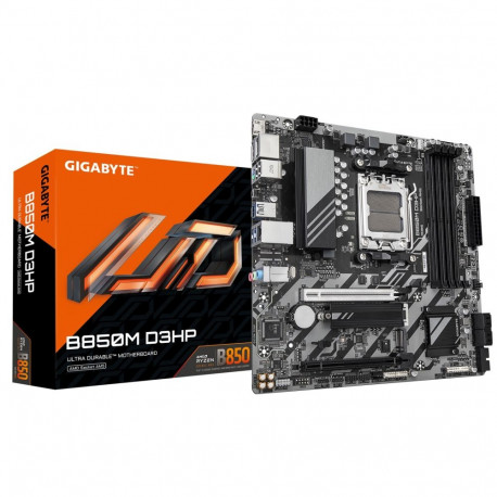 Motherboard - GIGABYTE B850M D3HP AMD Ryzen 9000, 8200MHz DDR5, PCIe 5.0 M.2