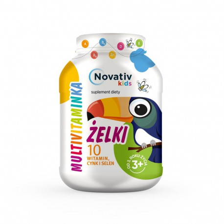 Multivitamin Gummies - Novativ Kids 150g 10 Essential Vitamins