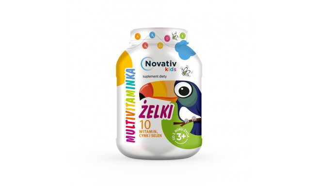 Multivitamin Gummies - Novativ Kids 150g 10 Essential Vitamins