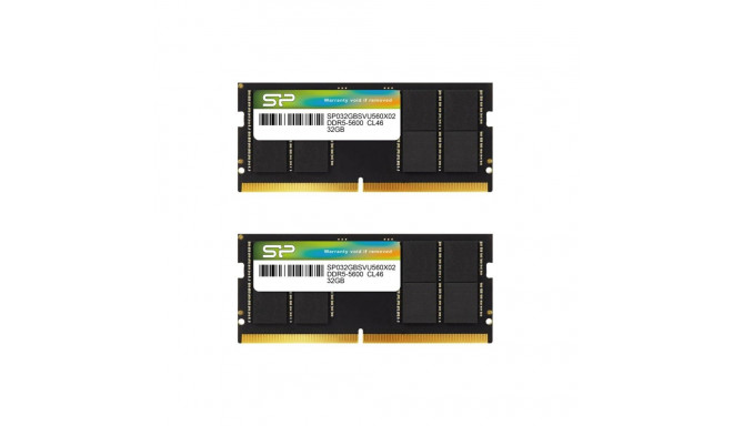 Silicon Power RAM Module DDR5 SODIMM 64GB (2x32GB) 5600MHz CL46 1.1V