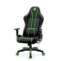 Gaming Chair - DIABLO X-ONE 2.0 Adjustable Black-Green