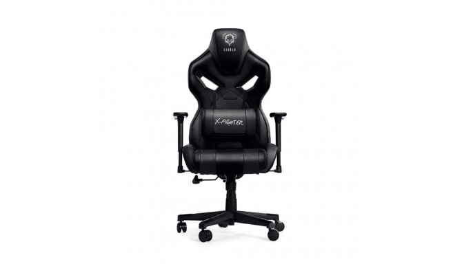 Gaming Chair - DIABLO X-FIGHTER Adjustable with Lumbar Pillow Black