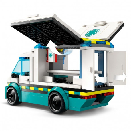 Construction Set - LEGO CITY 60451 Ambulance 184 Pieces Age 5+
