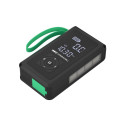Power Bank - Green Cell CJSGC03 8000 mAh Fast Charging OLED Display Flashlight Dual USB Black Light 