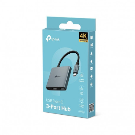 USB Hub - TP-Link UH3020C Type-C 5000 Mbit/s HDMI 4096 x 2160 Grey