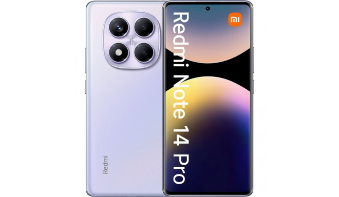 Mobile Phone - Xiaomi Redmi Note 14 Pro 6.67" Hybrid Dual SIM 4G 8 GB 256 GB 5500 mAh 200 MP Purple