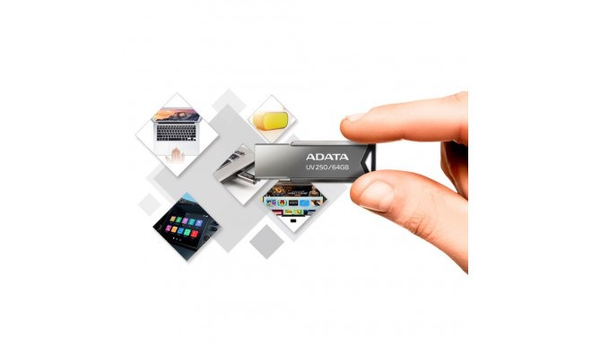 USB Flash Drive - Adata 32GB USB 2.0 Silver