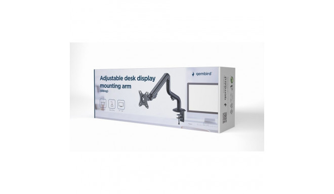 Display Mount - Gembird Ma-da1-02 Adjustable Desk Display Mounting Arm