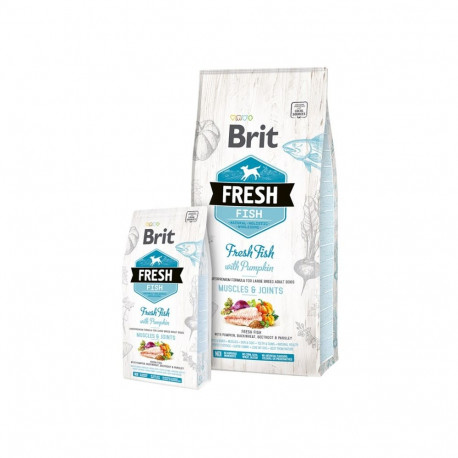Dog Food - Brit Fresh Fish with Pumpkin 12 kg Brit Fresh Fish & Pumpkin Adult Large Muscles & Joints