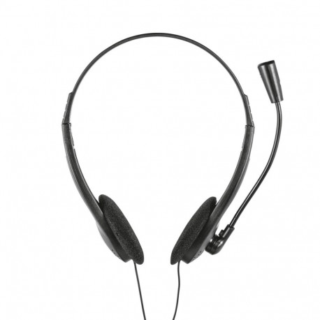 Headphones - Trust 21665 Wired In-ear Headset with Boom Microphone and In-line Control Black