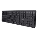 Keyboard - Trust Vaiya Universal USB RF Wireless Bluetooth Full-Size US English Black