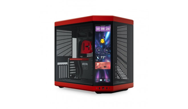Computer Case - HYTE Y70 Touch Infinite Midi Tower Black Cherry