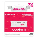USB Flash Drive - Goodram UME3 32 GB USB Type-A 3.2 Gen 1 60 MB/s Read 20 MB/s Write White