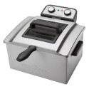 Fryer - ProfiCook PC-FR 1038 Double Stand-alone 3000 W 5 L Silver