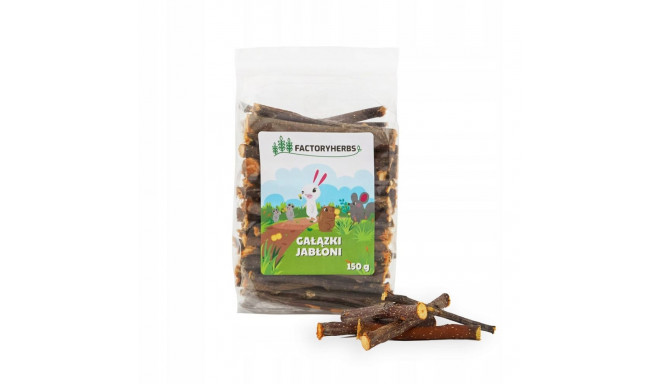 Pet Treat - Apple Tree Branches for Rodents and Rabbits - 150 g