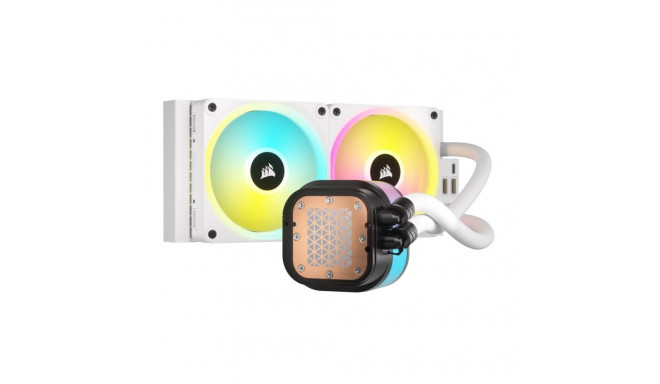 CPU Cooler - Corsair H100I Hybrid 12 cm White