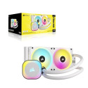 CPU Cooler - Corsair H100I Hybrid 12 cm White