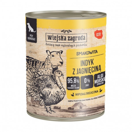 Dog Food - Wiejska Zagroda Turkey & Lamb 800g