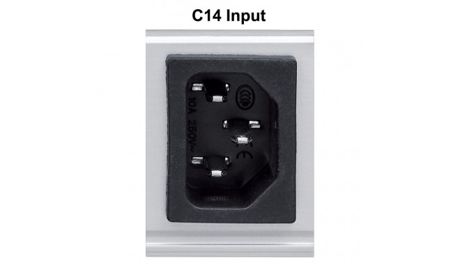 Power Distribution Unit - Intellinet 24-Output Vertical Rackmount PDU, 20 C13 & 4 C19, Black/White